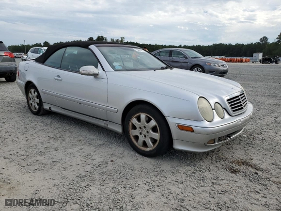 2003 Mercedes-Benz CLK-Class 3.2L with VIN WDBLK65G23T135336, listed as a Copart auction lot 73281474 with 146,750 mi miles and Salvage Title. Bid and sale history available at carsss.com. Image 4.