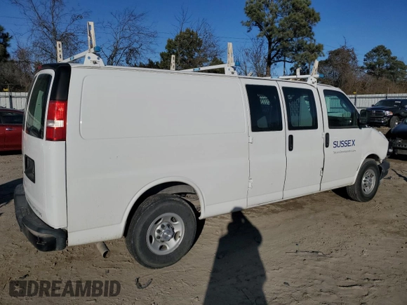 2017 Chevrolet Express Cargo with VIN 1GCZGHFG3H1183700, listed as a Copart auction lot 42375805 with 123,280 mi miles and Salvage title. Bid and sale history available at DreamBid. Image 3.