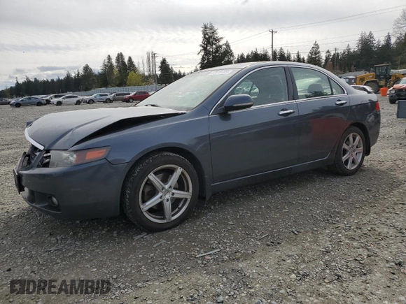 2004 Acura TSX w/Navigation with VIN JH4CL96944C038221, listed as a Copart auction lot 52618785 with 240,947 mi miles and Salvage Title. Bid and sale history available at carsss.com. Image 1.
