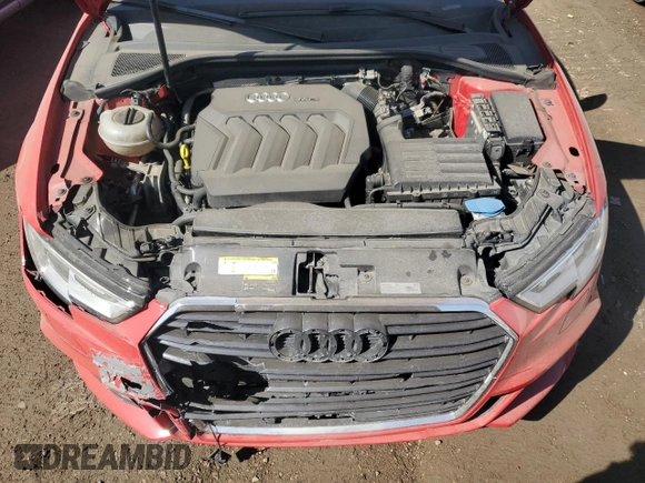 2017 Audi A3 Sedan Premium Plus with VIN WAUGUGFF2H1035794, listed as a Copart auction lot 48891635 with 64,635 mi miles and Salvage Title. Bid and sale history available at carsss.com. Image 11.