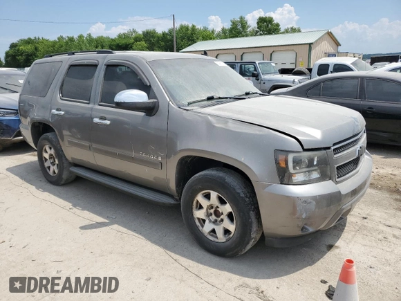 2008 Chevrolet Tahoe 1LT with VIN 1GNFC13J58R188279, listed as a Copart auction lot 53961453 with 195,686 mi miles and Non repairable. Bid and sale history available at DreamBid. Image 4.
