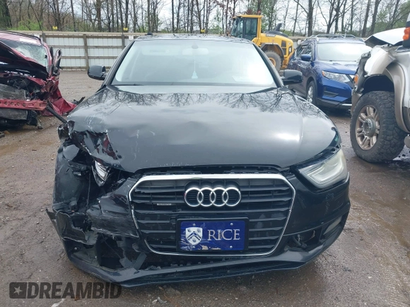 2015 Audi A4 Premium with VIN WAUBFAFL4FA058837, listed as a IAAI auction lot 41907805 with 135,804 mi miles. Bid and sale history available at carsss.com. Image 12.