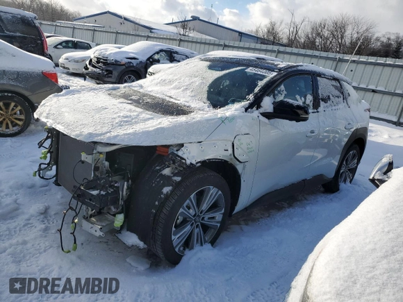 2023 Subaru Solterra Limited with VIN JTMABABA0PA025110, listed as a Copart auction lot 45464005 with 5,088 mi miles and Salvage Title. Bid and sale history available at DreamBid. Image 1.