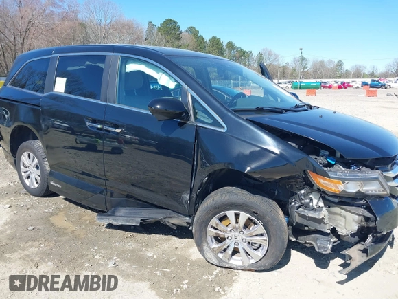 2016 Honda Odyssey EX-L with VIN 5FNRL5H61GB109793, listed as a IAAI auction lot 41827638 with 78,531 mi miles and . Bid and sale history available at DreamBid. Image 6.