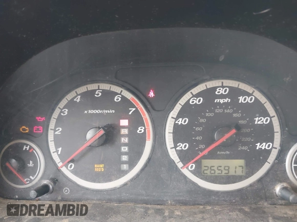 2003 Honda CR-V LX z VIN JHLRD68433C009318, wystawiony jako IAAI lot #42188300 z przebiegiem 265 917 mil mil oraz . Historia ofert i sprzedaży dostępna na DreamBid. Obrazek 7.