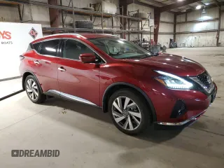 2021 Nissan Murano SL with VIN 5N1AZ2CS6MC127547, listed as a Copart auction lot 51979505 with 42,148 mi miles and Salvage Title. Bid and sale history available at DreamBid. Image 4.