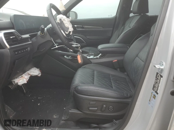 2024 Kia Telluride SX X-Line z VIN 5XYP5DGC2RG425587, wystawiony jako Copart lot #51669275 z przebiegiem 22 560 mil mil oraz Szkoda całkowita • Salvage title. Historia ofert i sprzedaży dostępna na DreamBid. Obrazek 7.