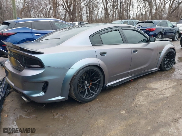 2020 Dodge Charger Scat Pack with VIN 2C3CDXGJ7LH157411, listed as a IAAI auction lot 41226695 with 52,108 mi miles. Bid and sale history available at carsss.com. Image 4.