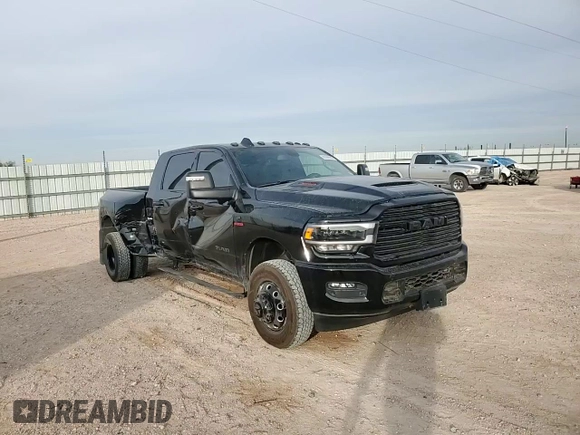 2024 Ram 3500 Laramie with VIN 3C63RRML9RG273322, listed as a Copart auction lot 80300584 with 10,026 mi miles and Salvage Title. Bid and sale history available at carsss.com. Image 11.