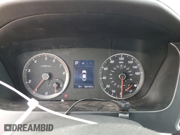 2015 Hyundai Sonata Sport z VIN 5NPE34AB9FH105118, wystawiony jako Copart lot #56419065 z przebiegiem 124 137 mil mil oraz Szkoda całkowita • Salvage title. Historia ofert i sprzedaży dostępna na DreamBid. Obrazek 9.