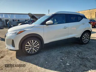 2023 Nissan Kicks SV with VIN 3N1CP5CV7PL545030, listed as a Copart auction lot 61087985 with 26,109 mi miles and Salvage title. Bid and sale history available at DreamBid. Image 1.