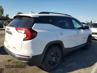 2024 GMC Terrain AT4 with VIN 3GKALYEG8RL171132, listed as a Copart auction lot 50176485 with 25,163 mi miles and Salvage Title. Bid and sale history available at DreamBid. Image 3.