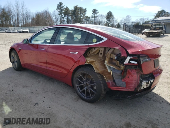 2020 Tesla Model 3 Long Range with VIN 5YJ3E1EB0LF735078, listed as a Copart auction lot 48423235 with 35,306 mi miles and Salvage Title. Bid and sale history available at carsss.com. Image 2.