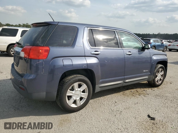 2013 GMC Terrain SLE with VIN 2GKALMEK5D6265608, listed as a Copart auction lot 48771585 with 159,567 mi miles and Salvage Title. Bid and sale history available at carsss.com. Image 3.