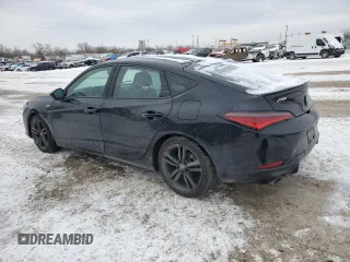 2024 Acura Integra w/A-Spec Package with VIN 19UDE4H34RA019183, listed as a Copart auction lot 45304555 with 14,811 mi miles and Salvage Title. Bid and sale history available at carsss.com. Image 2.