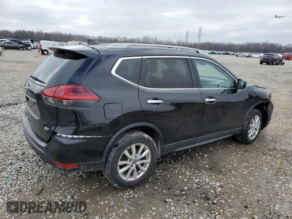 2019 Nissan Rogue SV with VIN 5N1AT2MT7KC829124, listed as a Copart auction lot 45156515 with 100,563 mi miles and Salvage Title. Bid and sale history available at carsss.com. Image 3.