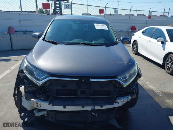 2019 Honda CR-V EX with VIN 5J6RW1H5XKA025281, listed as a IAAI auction lot 41874250 with 35,697 mi miles. Bid and sale history available at carsss.com. Image 13.