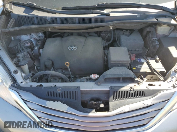 2017 Toyota Sienna XLE Auto Access Seat с VIN 5TDYZ3DC5HS787678, выставлен на аукционе Copart как лот 57631105 с пробегом 220 388 миль миль и Списание • Salvage title. История ставок и продаж доступна на DreamBid. Изображение 11.
