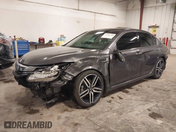 2016 Honda Accord Touring with VIN 1HGCR3F92GA029435, listed as a IAAI auction lot 42180794 with 132,658 mi miles and . Bid and sale history available at DreamBid. Image 2.
