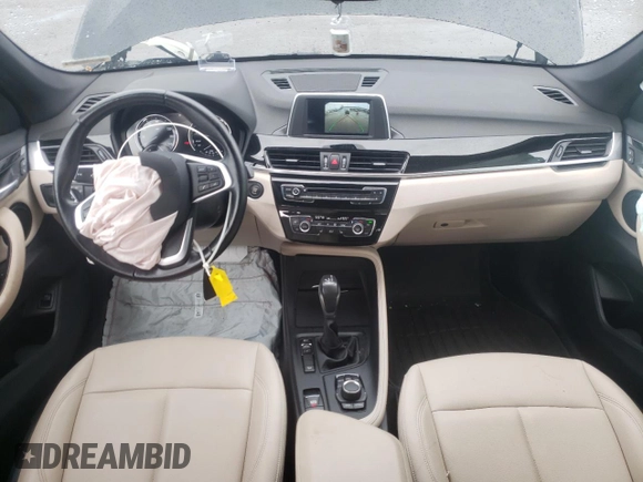 2018 BMW X1 xDrive28i with VIN WBXHT3C35J3H30946, listed as a Copart auction lot 55927505 with 69,626 mi miles and Salvage title. Bid and sale history available at DreamBid. Image 8.
