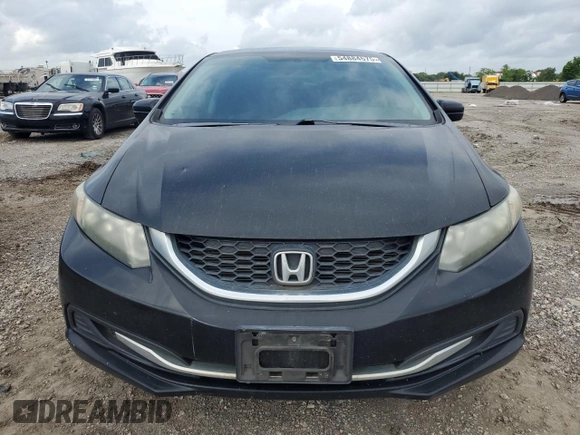 2015 Honda Civic Sedan SE with VIN 19XFB2F77FE019178, listed as a Copart auction lot 54884575 with 183,129 mi miles and Clean Title. Bid and sale history available at carsss.com. Image 5.