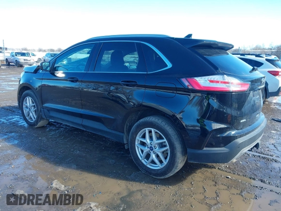 2021 Ford Edge SEL with VIN 2FMPK4J96MBA56084, listed as a IAAI auction lot 41637629 with 31,915 mi miles. Bid and sale history available at carsss.com. Image 3.