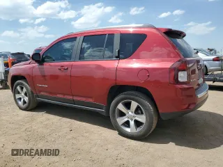 2016 Jeep Compass High Altitude z VIN 1C4NJDEB0GD709535, wystawiony jako Copart lot #61741985 z przebiegiem 80 924 mil mil oraz Szkoda całkowita • Salvage title. Historia ofert i sprzedaży dostępna na DreamBid. Obrazek 2.