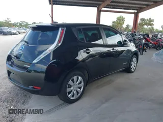 2013 Nissan LEAF SV with VIN 1N4AZ0CP5DC423797, listed as a IAAI auction lot 42097383 with 1 mi miles. Bid and sale history available at carsss.com. Image 4.