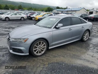 2017 Audi A6 Premium Plus with VIN WAUG8AFC8HN033595, listed as a Copart auction lot 57875005 with 89,026 mi miles and Salvage title. Bid and sale history available at DreamBid. Image 1.