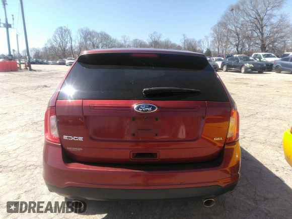 2014 Ford Edge SEL with VIN 2FMDK3JC3EBB06191, listed as a IAAI auction lot 41784832 with 142,847 mi miles. Bid and sale history available at carsss.com. Image 16.