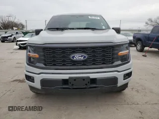 2024 Ford F-150 STX with VIN 1FTEW2KP7RKE61336, listed as a Copart auction lot 48214315 with Not Provided miles and Salvage Title. Bid and sale history available at carsss.com. Image 5.