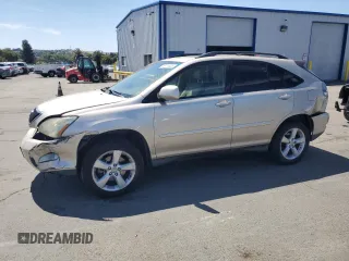 2005 Lexus RX 330 z VIN JTJHA31U350074505, wystawiony jako Copart lot #58776835 z przebiegiem 225 545 mil mil oraz Szkoda całkowita • Salvage title. Historia ofert i sprzedaży dostępna na DreamBid. Obrazek 1.