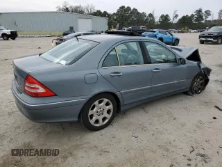 2005 Mercedes-Benz C 240 with VIN WDBRF61JX5F577623, listed as a Copart auction lot 41761925 with 74,095 mi miles and Salvage Title. Bid and sale history available at DreamBid. Image 3.