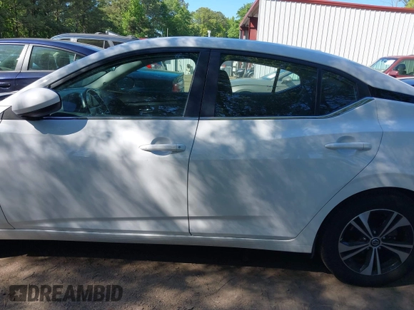 2022 Nissan Sentra SV with VIN 3N1AB8CV3NY290898, listed as a IAAI auction lot 42135193 with 54,431 mi miles. Bid and sale history available at carsss.com. Image 14.