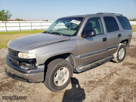 2003 Chevrolet Tahoe LS with VIN 1GNEC13V13R195379, listed as a Copart auction lot 50188035 with 0 mi miles and Salvage Title. Bid and sale history available at carsss.com. Image 1.