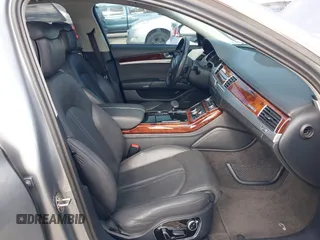 2011 Audi A8 with VIN WAUAVAFD5BN021080, listed as a IAAI auction lot 41223418 with 80,538 mi miles and . Bid and sale history available at DreamBid. Image 5.