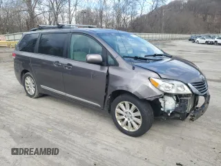 2013 Toyota Sienna LE with VIN 5TDJK3DC9DS049835, listed as a Copart auction lot 50338875 with 209,185 mi miles and Salvage Title. Bid and sale history available at carsss.com. Image 4.