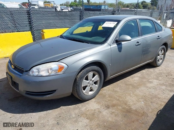 2008 Chevrolet Impala LT with VIN 2G1WT55KX81289406, listed as a IAAI auction lot 41938758 with 136,530 mi miles. Bid and sale history available at carsss.com. Image 2.