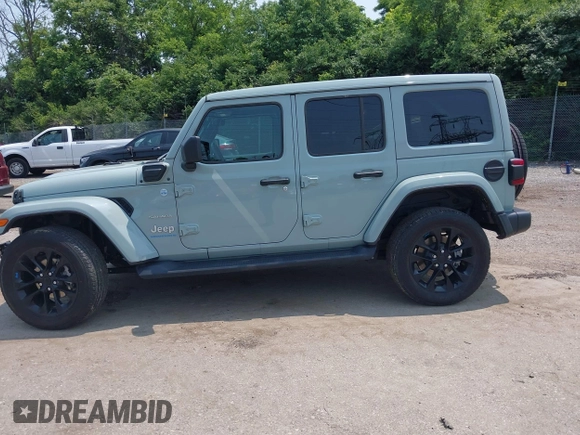 2023 Jeep Wrangler Sahara with VIN 1C4JJXP6XPW554741, listed as a IAAI auction lot 42380681 with 15,148 mi miles and . Bid and sale history available at DreamBid. Image 15.