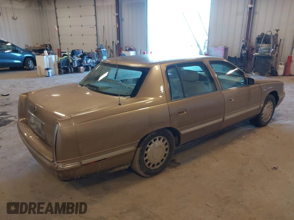 1999 Cadillac DeVille z VIN 1G6KD54Y1XU790845, wystawiony jako IAAI lot #41725809 z przebiegiem 174 088 mil mil oraz . Historia ofert i sprzedaży dostępna na DreamBid. Obrazek 4.