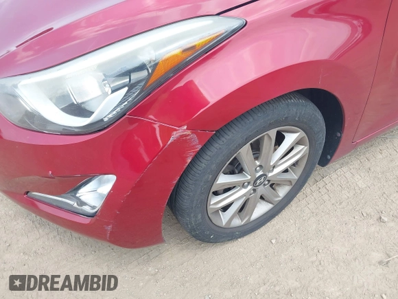 2016 Hyundai Elantra SE with VIN 5NPDH4AE2GH653924, listed as a IAAI auction lot 42496627 with 95,676 mi miles and . Bid and sale history available at DreamBid. Image 6.