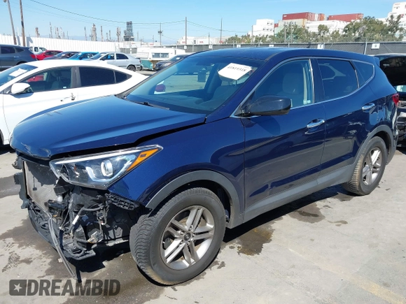 2018 Hyundai Santa Fe Sport 2.4L with VIN 5XYZT3LB6JG572327, listed as a IAAI auction lot 41819318 with 60,539 mi miles. Bid and sale history available at carsss.com. Image 18.