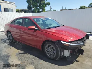 2024 Hyundai Elantra SEL with VIN KMHLM4DG1RU691461, listed as a Copart auction lot 53710625 with 21,691 mi miles and Clean Title. Bid and sale history available at carsss.com. Image 4.