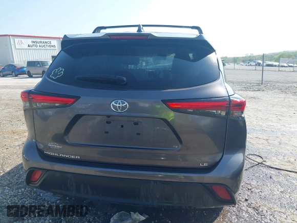 2021 Toyota Highlander L with VIN 5TDZZRAH3MS523182, listed as a IAAI auction lot 42052236 with 62,721 mi miles and . Bid and sale history available at DreamBid. Image 17.