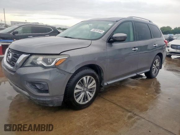 2017 Nissan Pathfinder Platinum with VIN 5N1DR2MM6HC613620, listed as a Copart auction lot 60761545 with 107,149 mi miles and Clean title. Bid and sale history available at DreamBid. Image 1.