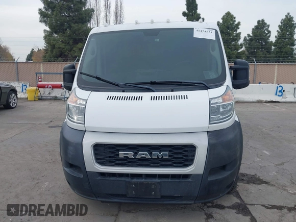 2019 Ram ProMaster Cargo with VIN 3C6TRVNG9KE509253, listed as a IAAI auction lot 41424531 with 47,517 mi miles and . Bid and sale history available at DreamBid. Image 12.