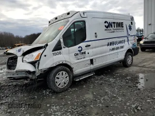 2019 Ford Transit with VIN 1FDYR2CM8KKB86523, listed as a Copart auction lot 80925903 with Not Provided miles and Salvage Title. Bid and sale history available at DreamBid. Image 1.