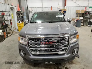 2021 GMC Canyon 4WD Denali with VIN 1GTG6EEN3M1129459, listed as a Copart auction lot 87618305 with 37,663 mi miles and Salvage Title. Bid and sale history available at carsss.com. Image 5.