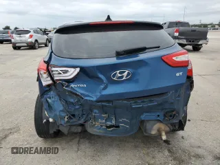 2014 Hyundai Elantra GT with VIN KMHD35LH9EU173485, listed as a Copart auction lot 70723444 with 75,846 mi miles and Salvage Title. Bid and sale history available at carsss.com. Image 6.