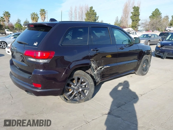 2018 Jeep Grand Cherokee High Altitude with VIN 1C4RJFCGXJC303450, listed as a IAAI auction lot 41855228 with 78,603 mi miles. Bid and sale history available at carsss.com. Image 4.